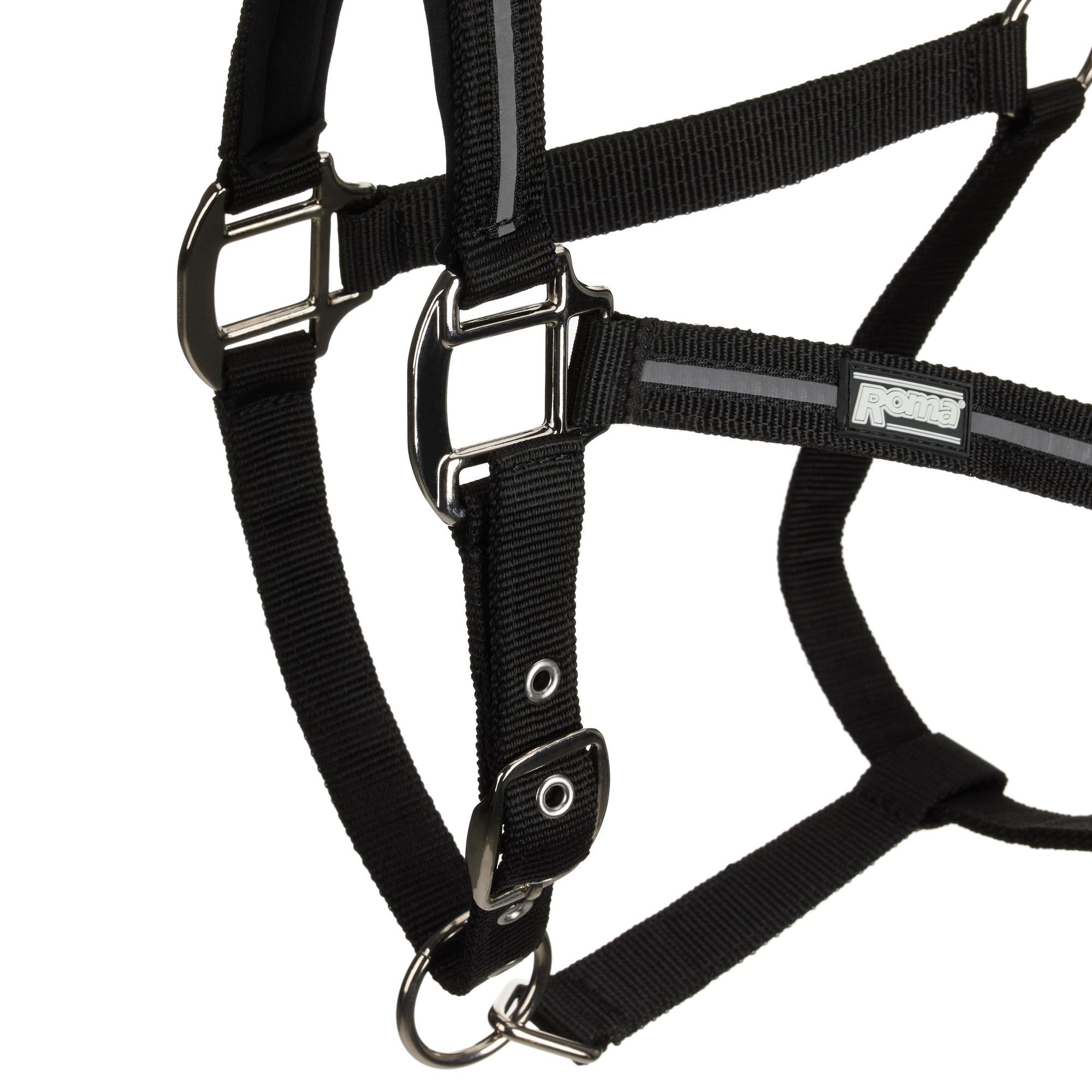 Roma Reflective Padded Breakaway Halter Riding Warehouse