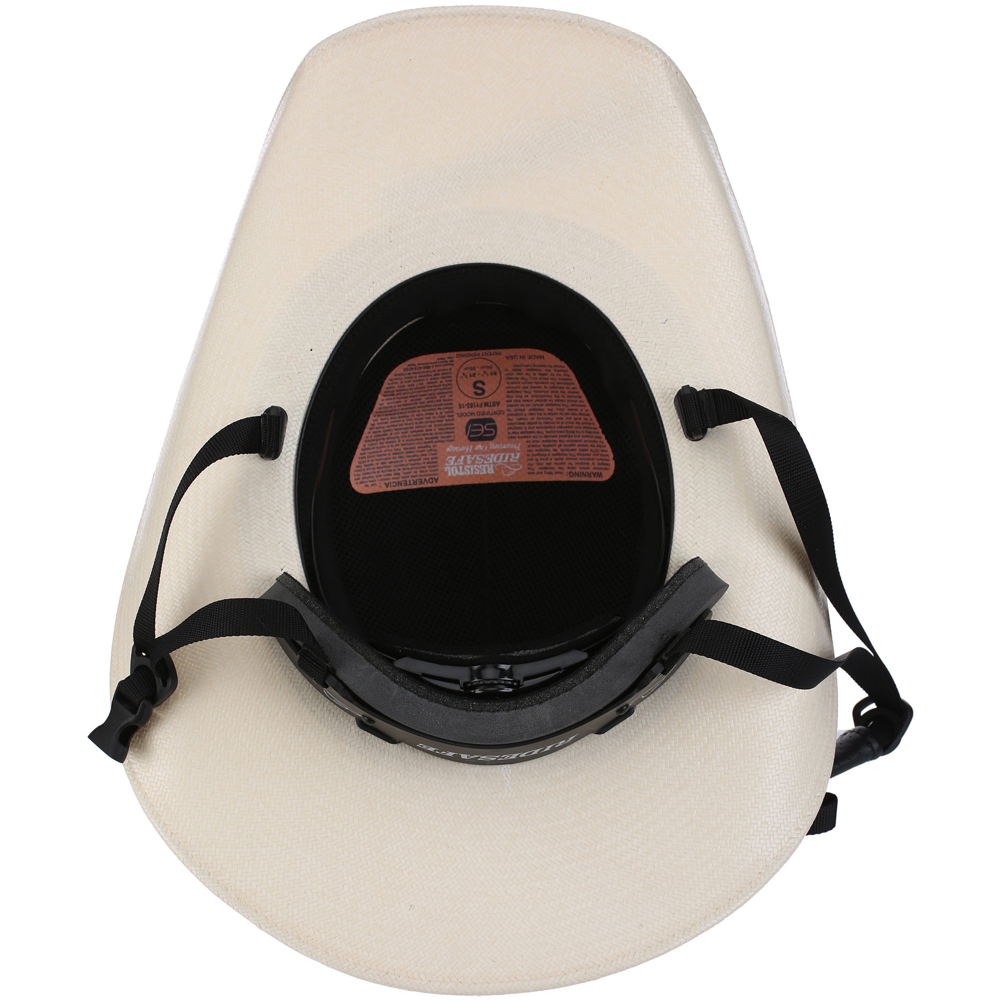 Resistol RideSafe Western Straw Cowboy Hat Helmet - Riding Warehouse