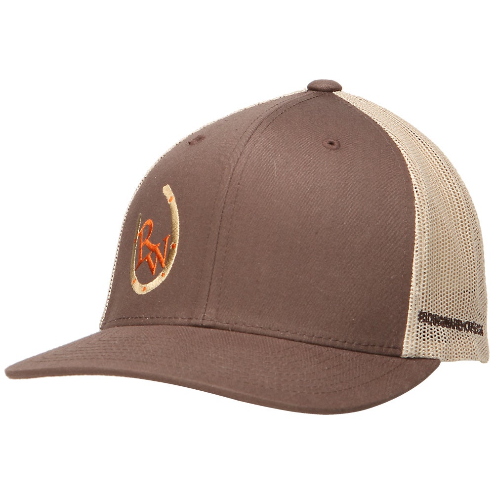 Riding Warehouse Brown Adjustable Trucker Cap Hat