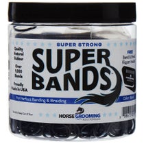 Super Bands Natural Rubber Mane/Tail Braiding Bands Jar