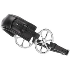 Hackamore Bitless Horse Bit English Western Cuir réglable (NOIR Hackamore Bitless Horse Bit English Western Cuir réglable (NOIR
