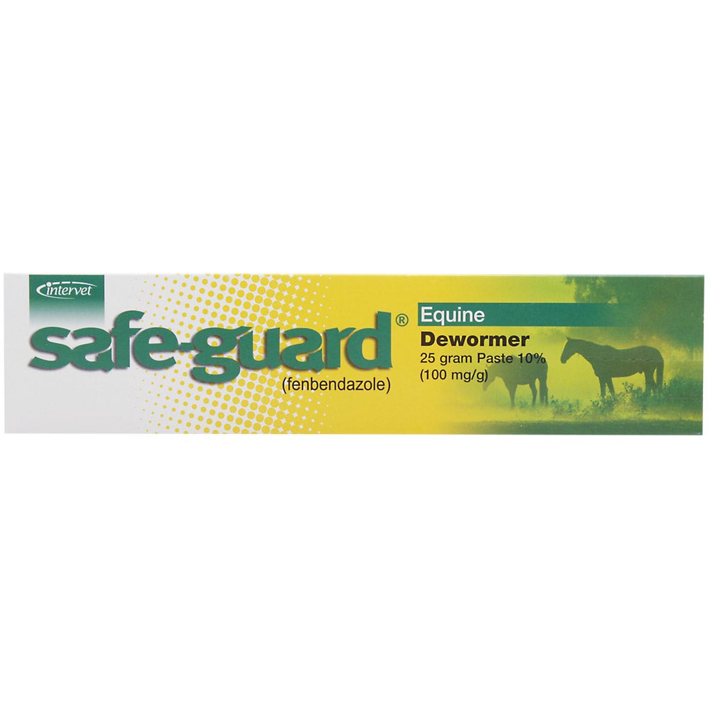 SafeGuard Fenbendazole Horse Dewormer Paste 25G Riding Warehouse