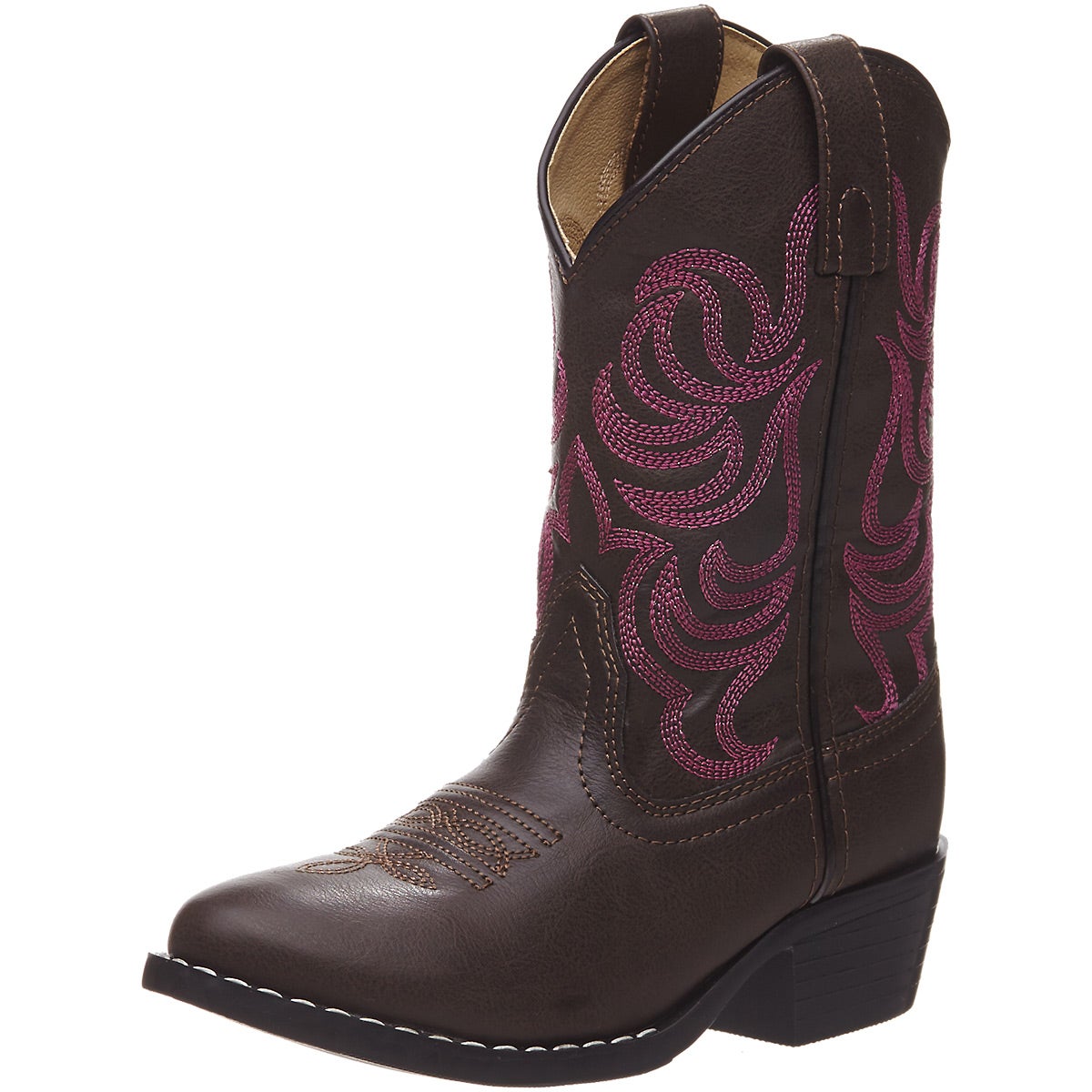 Smoky Mountain Kids Monterey Cowboy Boots Rose Pink Riding Warehouse