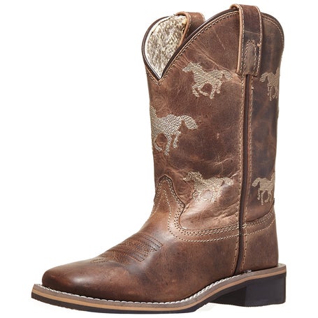 Smoky Mountain Kids Rancher Square Toe Cowboy Boots