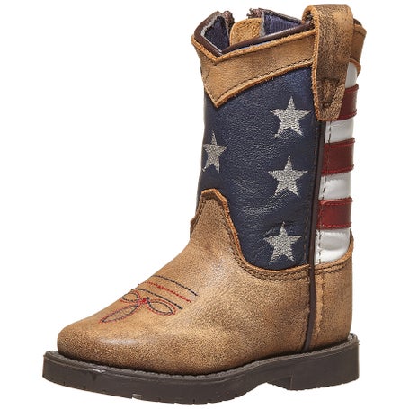 Smoky Mountain Kids Stars and Stripes Cowboy Boots