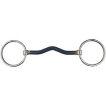 Shires Blue Alloy Loose Ring Mullen Mouth Bit