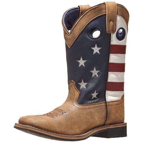 Smoky Mountain Womens Stars & Stripes Cowboy Boots