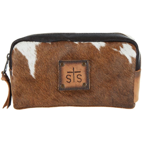 STS Ranchwear Classic Cowhide Cosmetic Bag