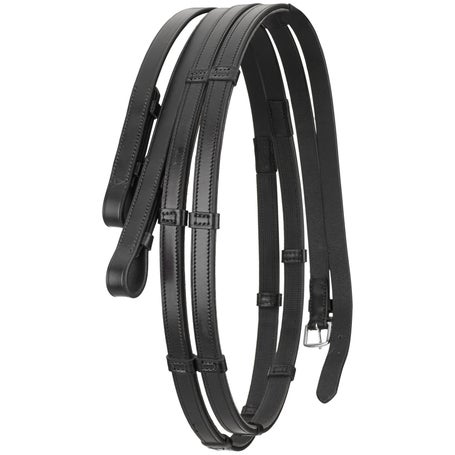 Schockemoehle Rubberized Bridle Reins With Hook & Stud