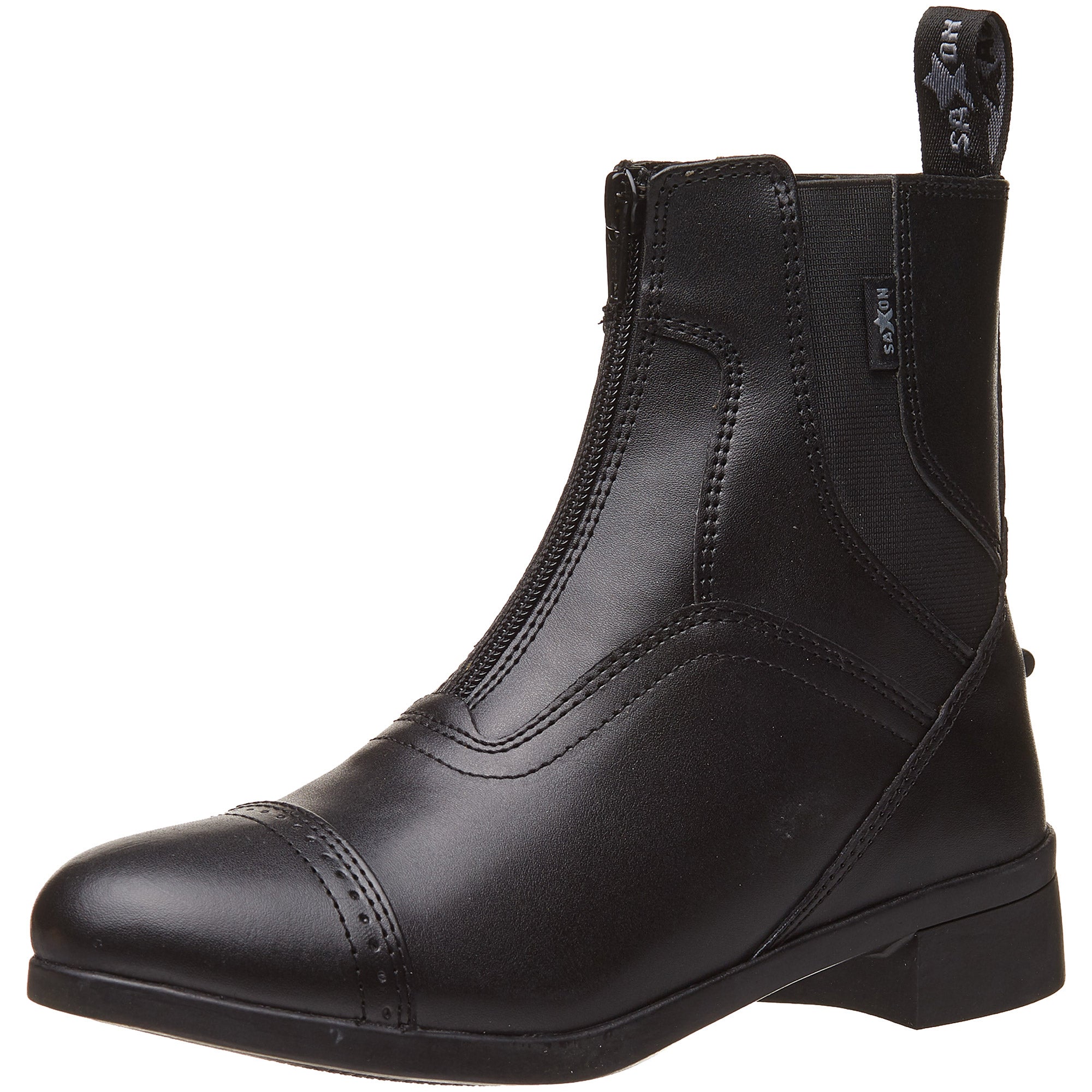 Saxon Ladies' Syntovia Zip Paddock Boots Black Riding Warehouse