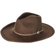 Stetson Buffalo Collection Rawhide Crushable Felt Hat