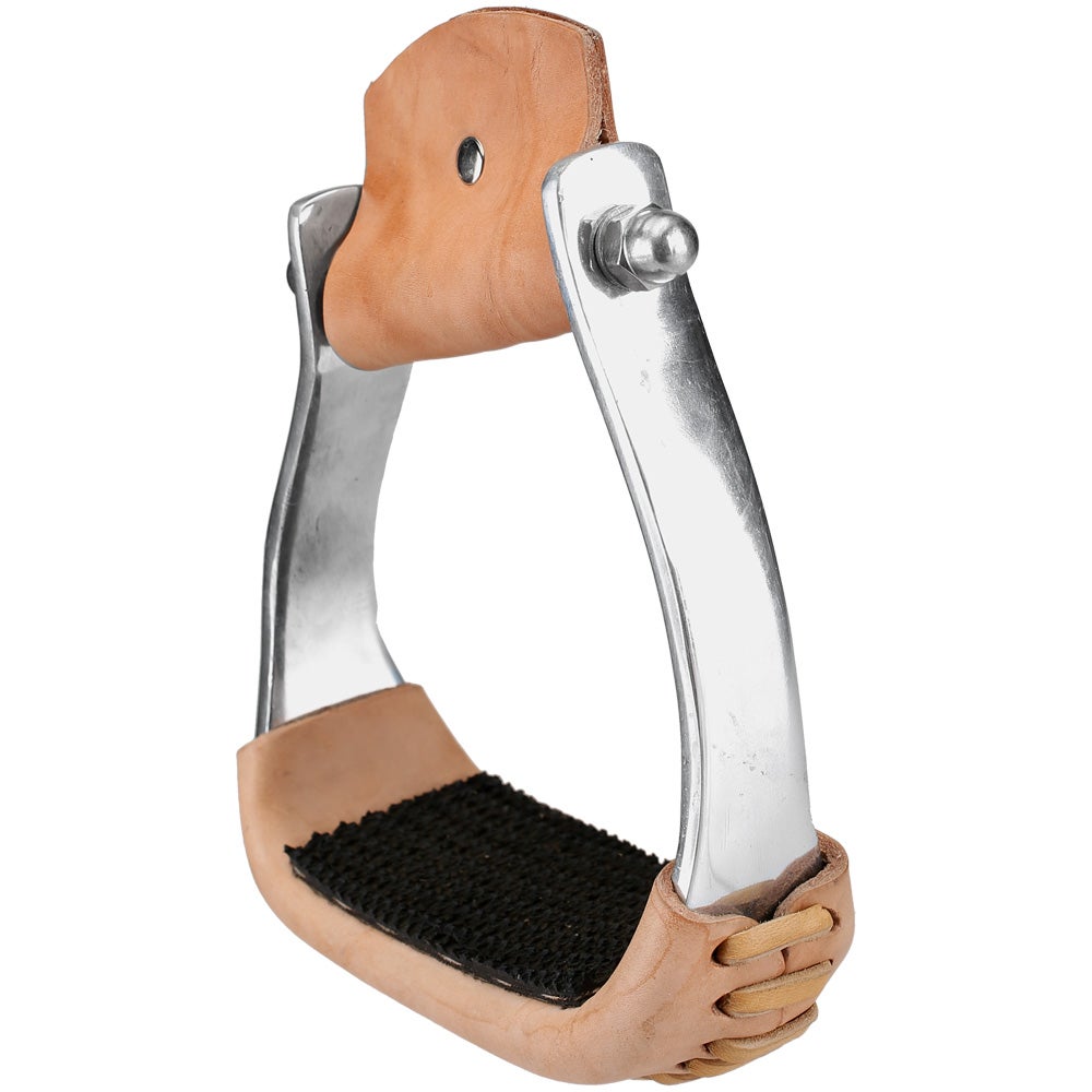 Tough 1 Lightweight Aluminum Angled Western Stirrups Riding Warehouse