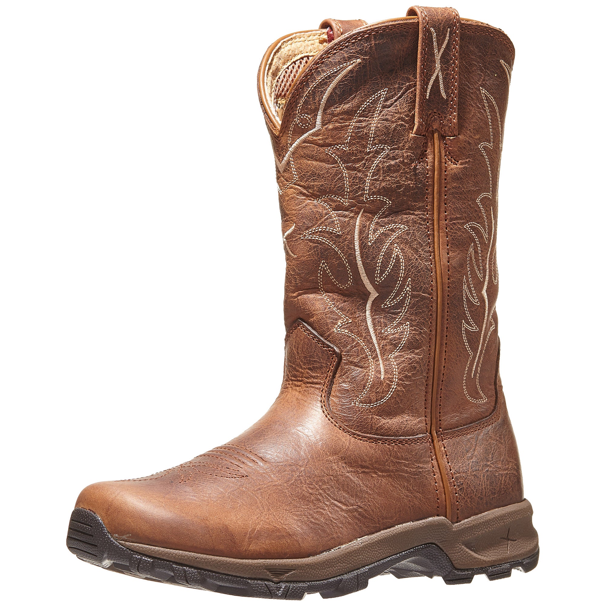 barbour elsdon waterproof hiker boots in rust