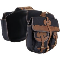Tough 1 Canvas and Leather Cantle Saddlebag