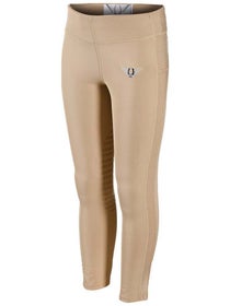 TuffRider Kid's Ventilated Knee Patch Schooling Tights