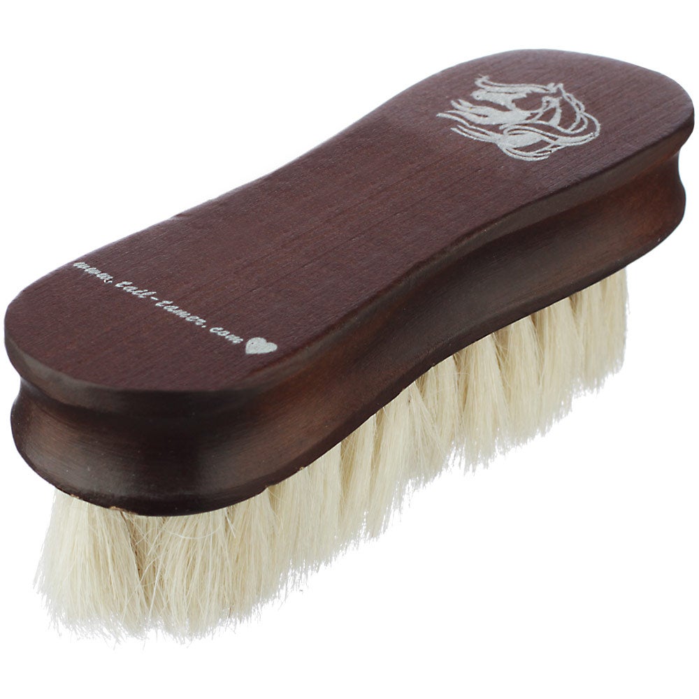 Tail Tamer Wood Series Small Goat Hair Face Brush Riding Warehouse