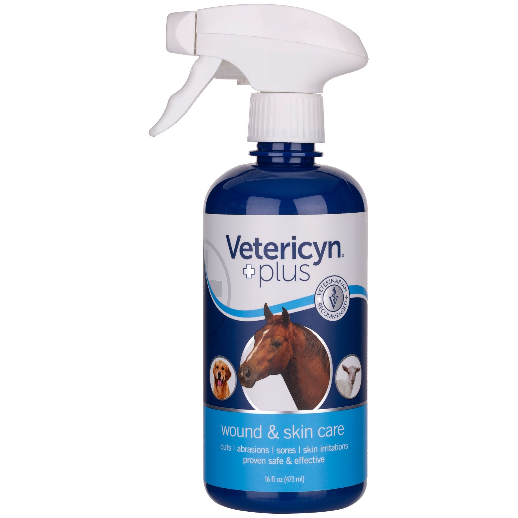 Vetericyn Anti-Bacterial Wound & Skin Care Spray 16oz - Riding Warehouse