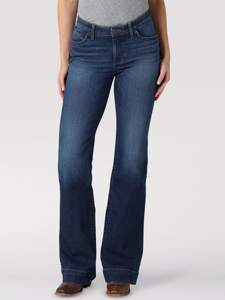 Wrangler Willow Mid-Rise Trouser Jeans - Claire | Riding Warehouse
