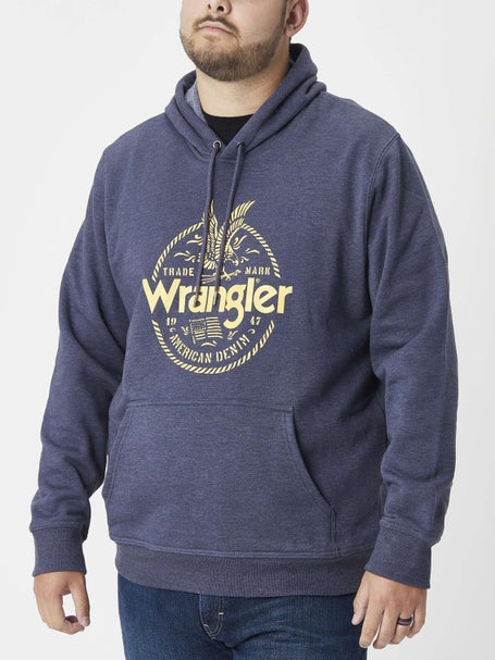 Wrangler Mens Graphic Logo Hoodie Sweatshirt