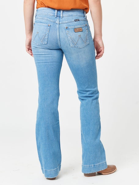 Wrangler Retro Mae Mid-Rise Trouser Jeans - Hallie | Riding Warehouse