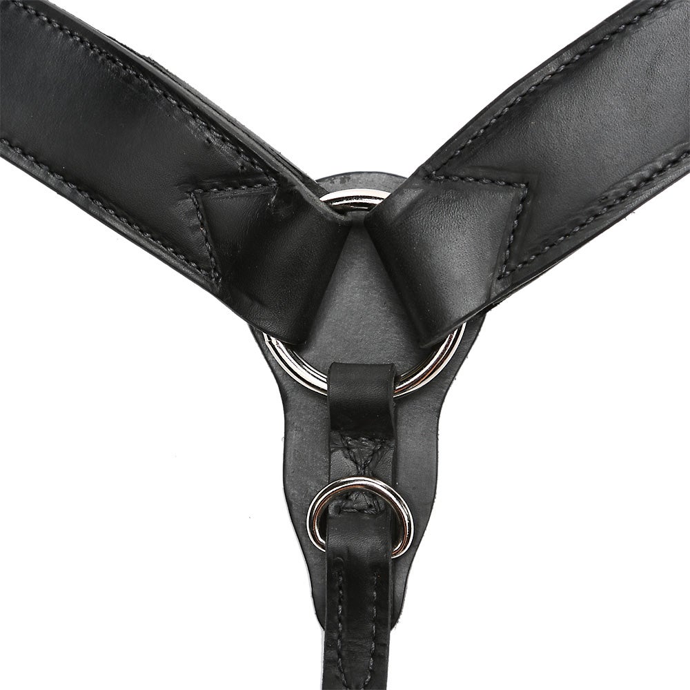 Weaver Leather Classic Black Contoured Breast Collar Riding Warehouse