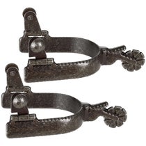 Weaver Ladies Spurs with Plain Buffed Brown Band