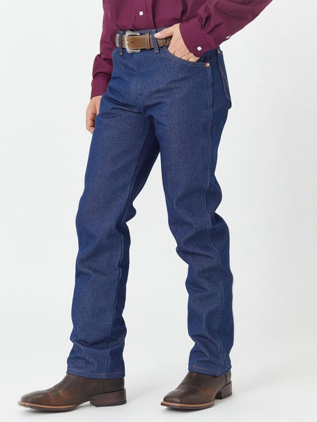 Wrangler Men's 13 Original High Rise Regular Fit Boot Cut Jeans Rigid ...