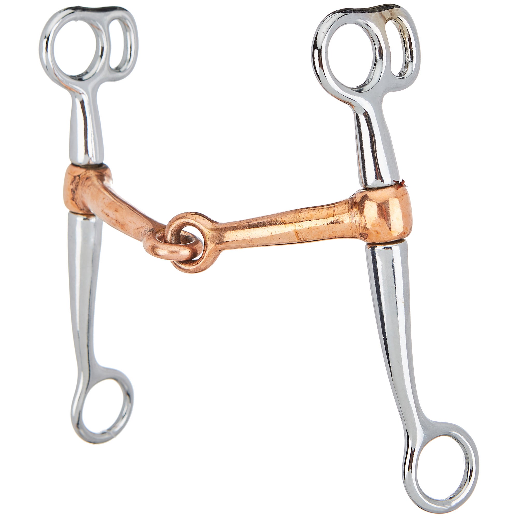 Weaver Draft Horse Bit Tom Thumb Snaffle Mouth with 8" Cheeks 6-1/2" 