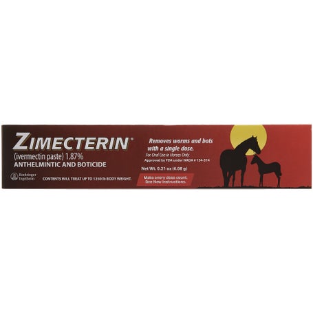 Zimecterin Ivermectin Paste Horse Dewormer