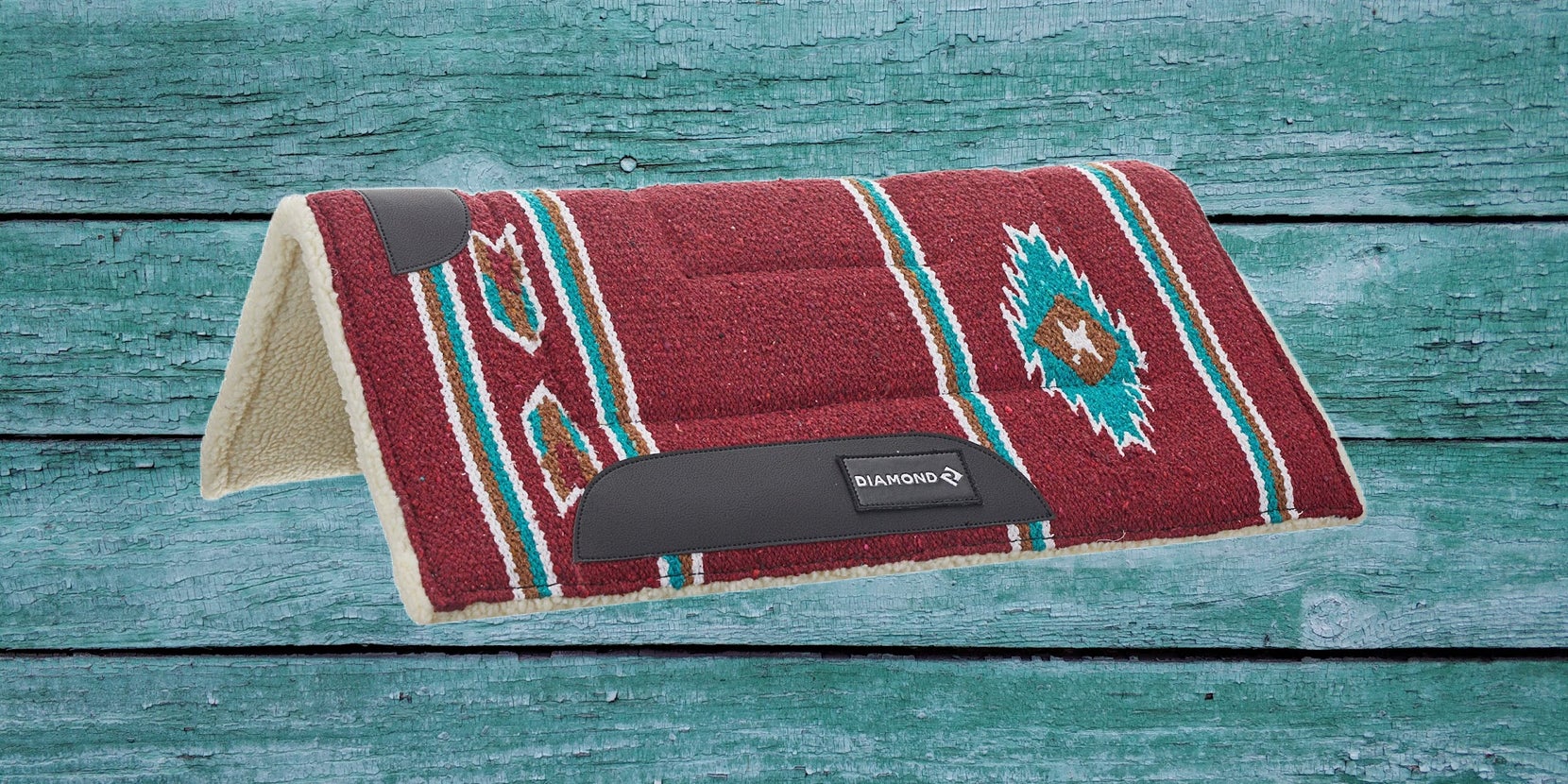 Tapis Western Reinsman Square Contour avec Tacky-Too - Corral Navy