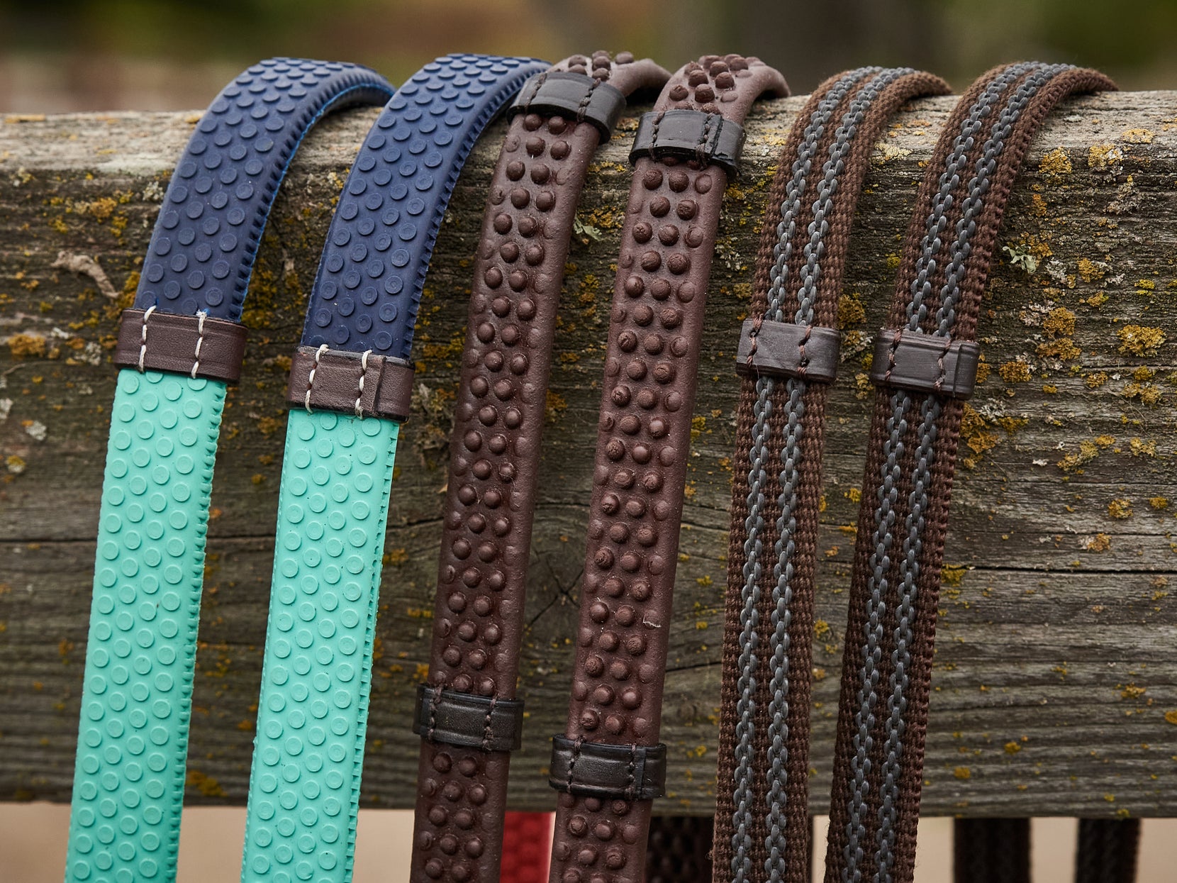 ExionPro Rubber Reins For Horses English Reins - Bridles & Reins