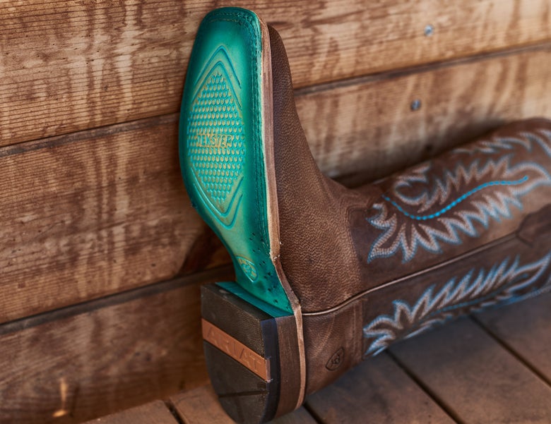 Ariat cowboy boot with hybrid outsole & heel
