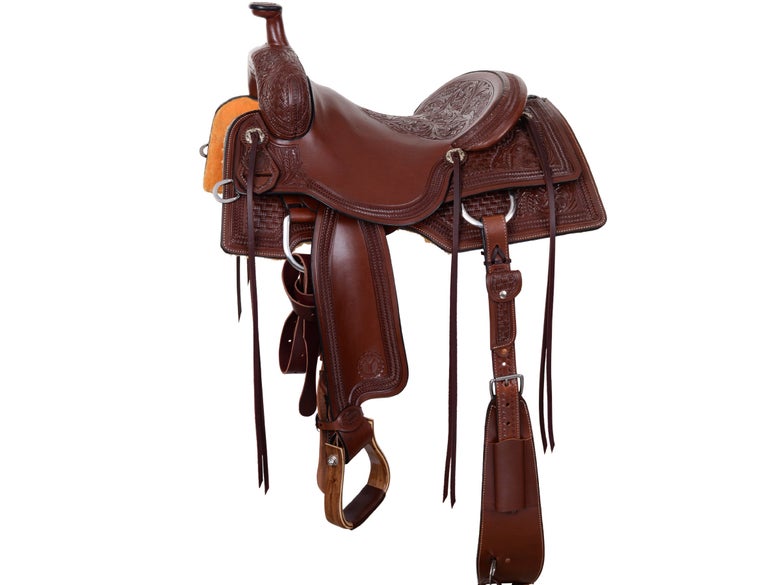 Circle Y Western Cutting Saddle.