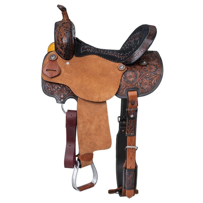 Royal King Hawley Western Barrel Saddle.