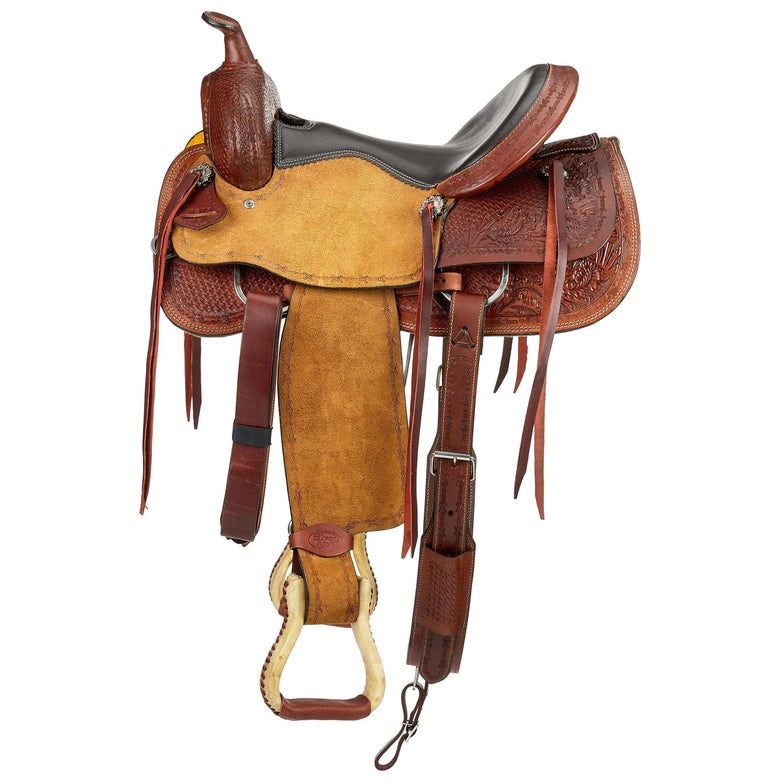 Silver Royal Red Rock Western All-Around Saddle.