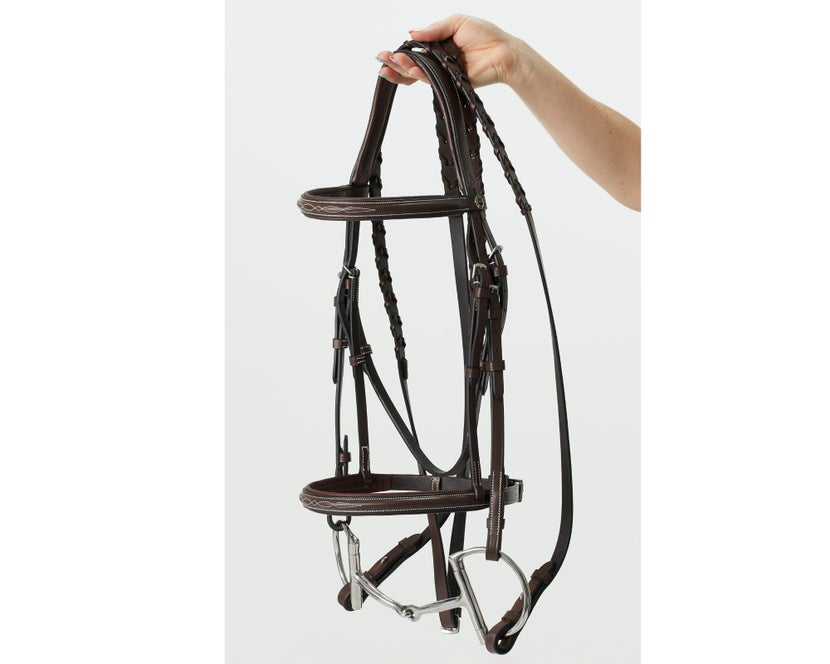 Completely assembled English bridle