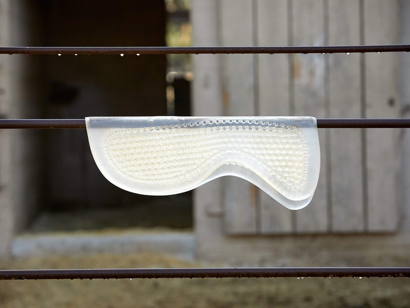gel half pad with desirable perforations for breathability