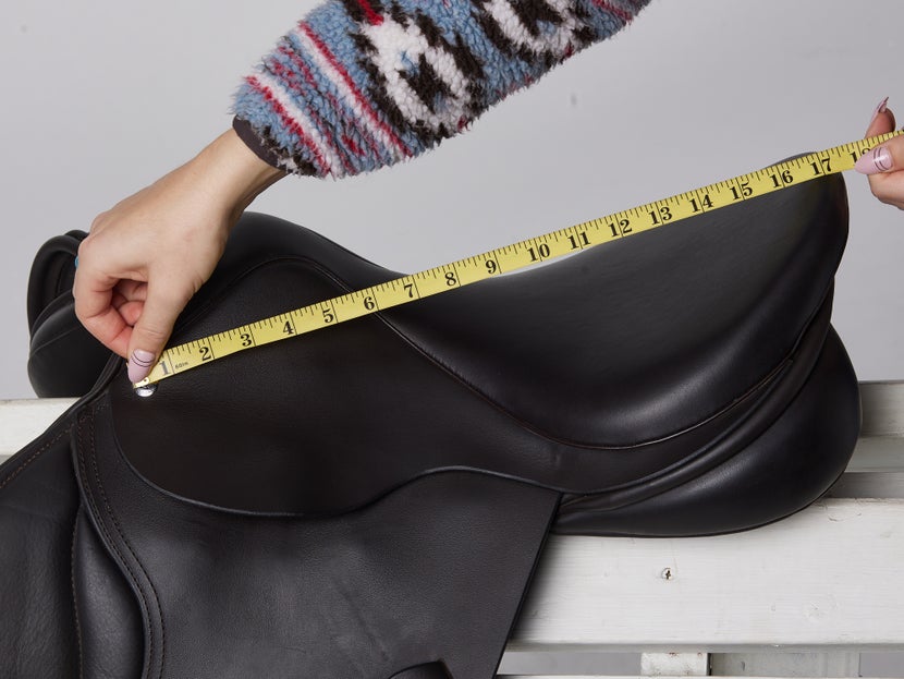 Measuring All Purpose & Close Contact saddle seat size