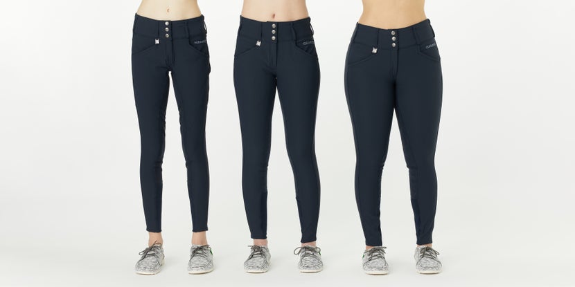 Romfh Ladies' Champion Full Seat Dark Stone Breeches