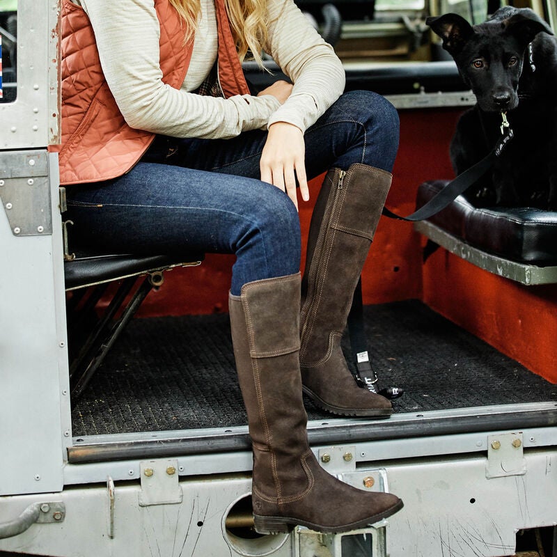 Pinnacle Grain II Ladies Country Long Boots Waterproof Horse Riding Dog Walking 