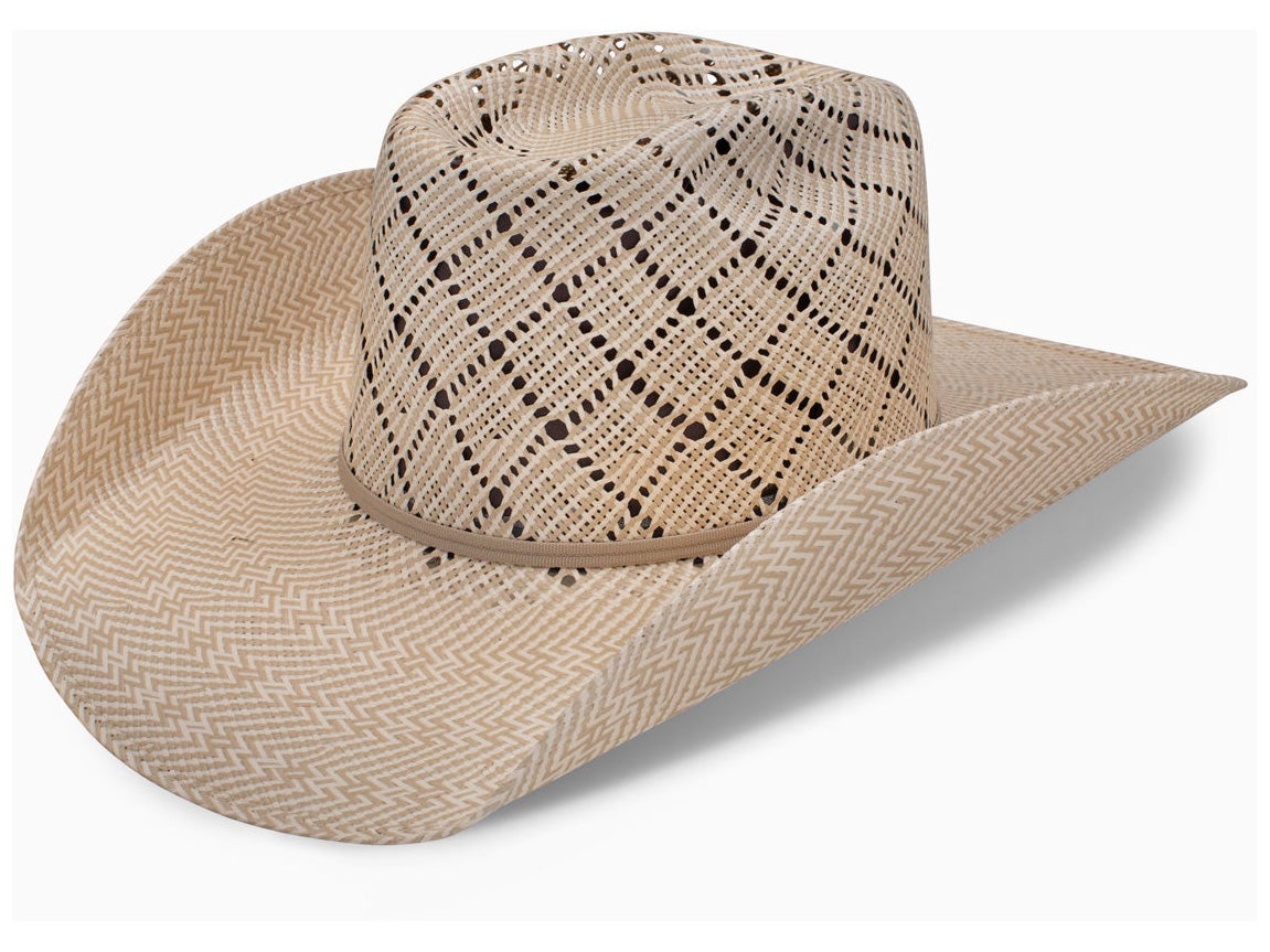 A Minnick shaped cowboy hat.