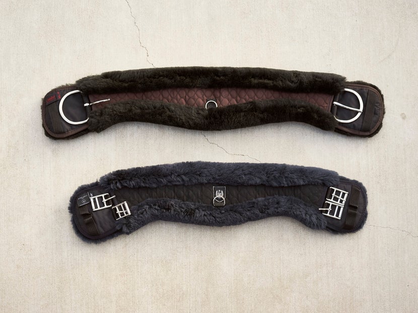 Crescent Cinch & Girth Laying Side by Side
