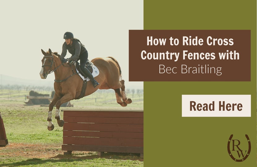 How to Ride Different Cross Country Jumps with Bec Braitling article, read more!
