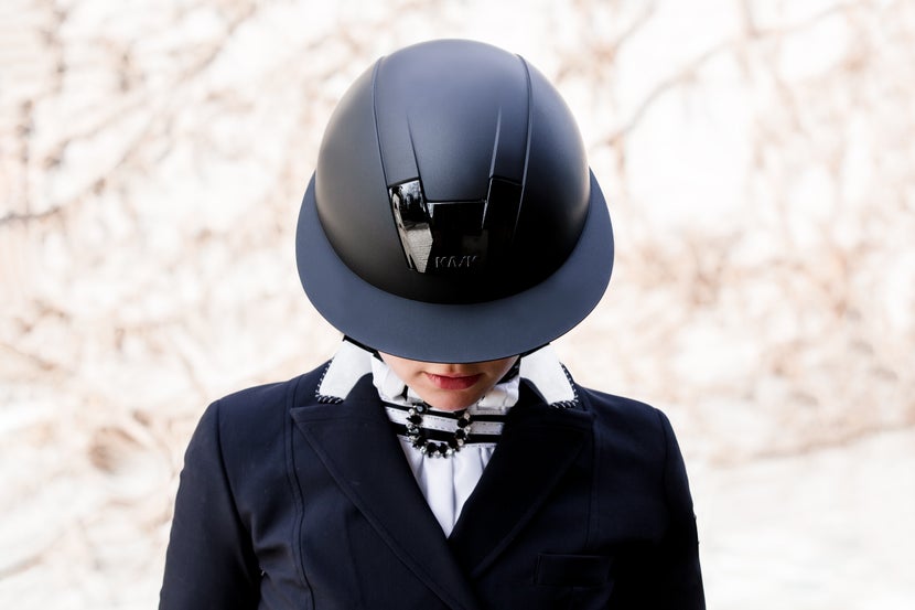 Women wearing a Kask Kooki Wide Brim Helmet